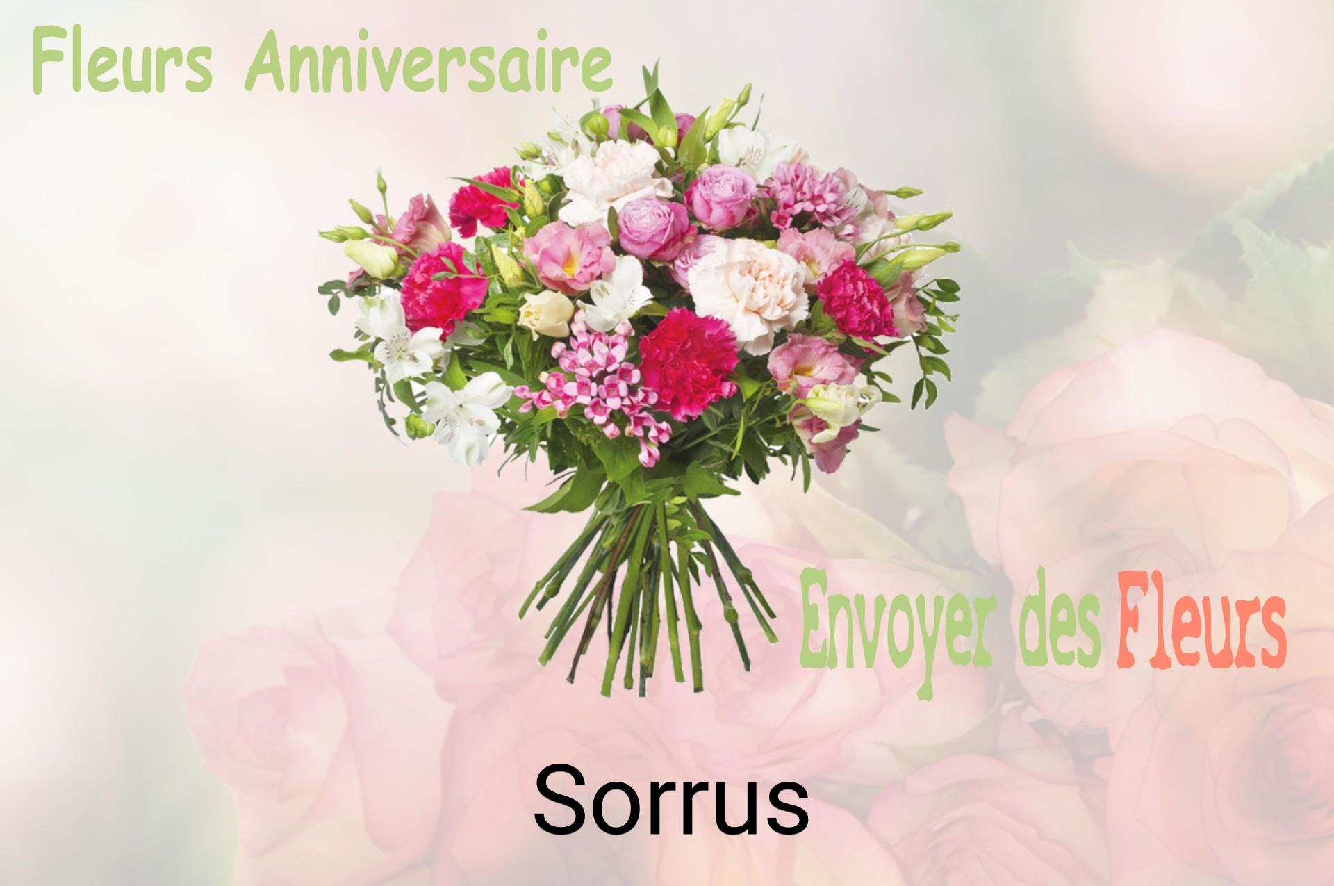 Bouquet de fleurs d’anniversaire livré à Sorrus